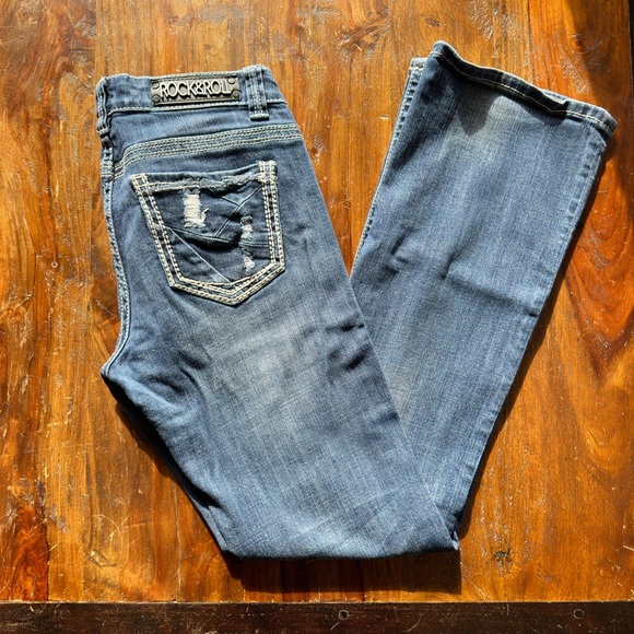 Rock & Roll Low Rise Jeans - Picture 3 of 4
